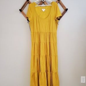 Anthropologie Gillian Tiered Maxi Dress